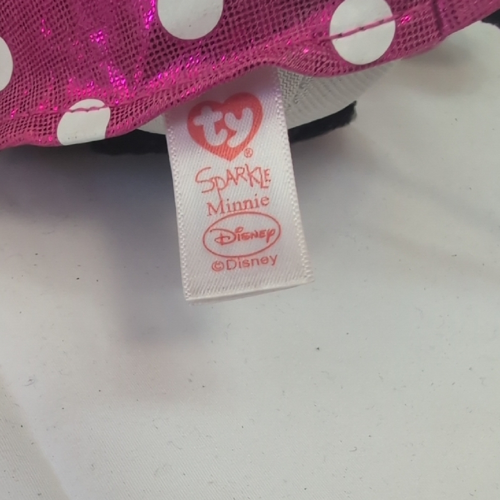 Disney Minnie Mouse TY Mini Disney Plush - Pink and Black - Picture 3 of 5